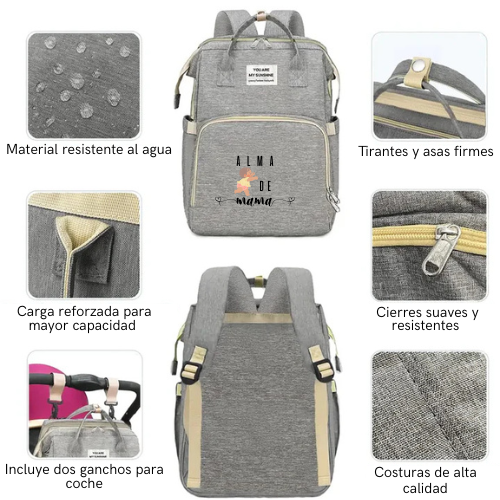 Mochila Alma de Mamá® – Organiza, protege y acompaña